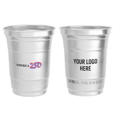 America250™ Top Cup By Ball™ 16 Oz. Aluminum Cup