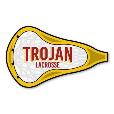 Lacrosse Stick Magnet - 4.60" x 2.80" - 20 mil