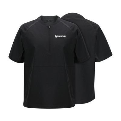 Men's Lightweight Half Zip Short Sleeve Cage Jacket